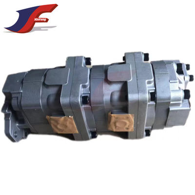 เครื่องปั๊มเกียร์ 705-55-34110 705-55-34090 เครื่องปั๊มไฮดรอลิกสามตัว